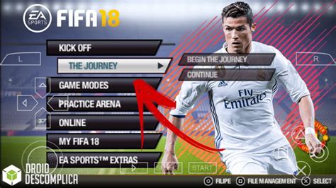 SAIUU !! FIFA 18 COM MODO THE JOURNEY PARA .